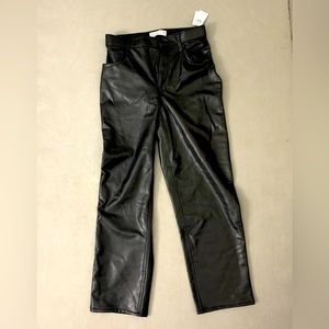 Abercrombie & Fitch Faux Leather Curve Love Pants